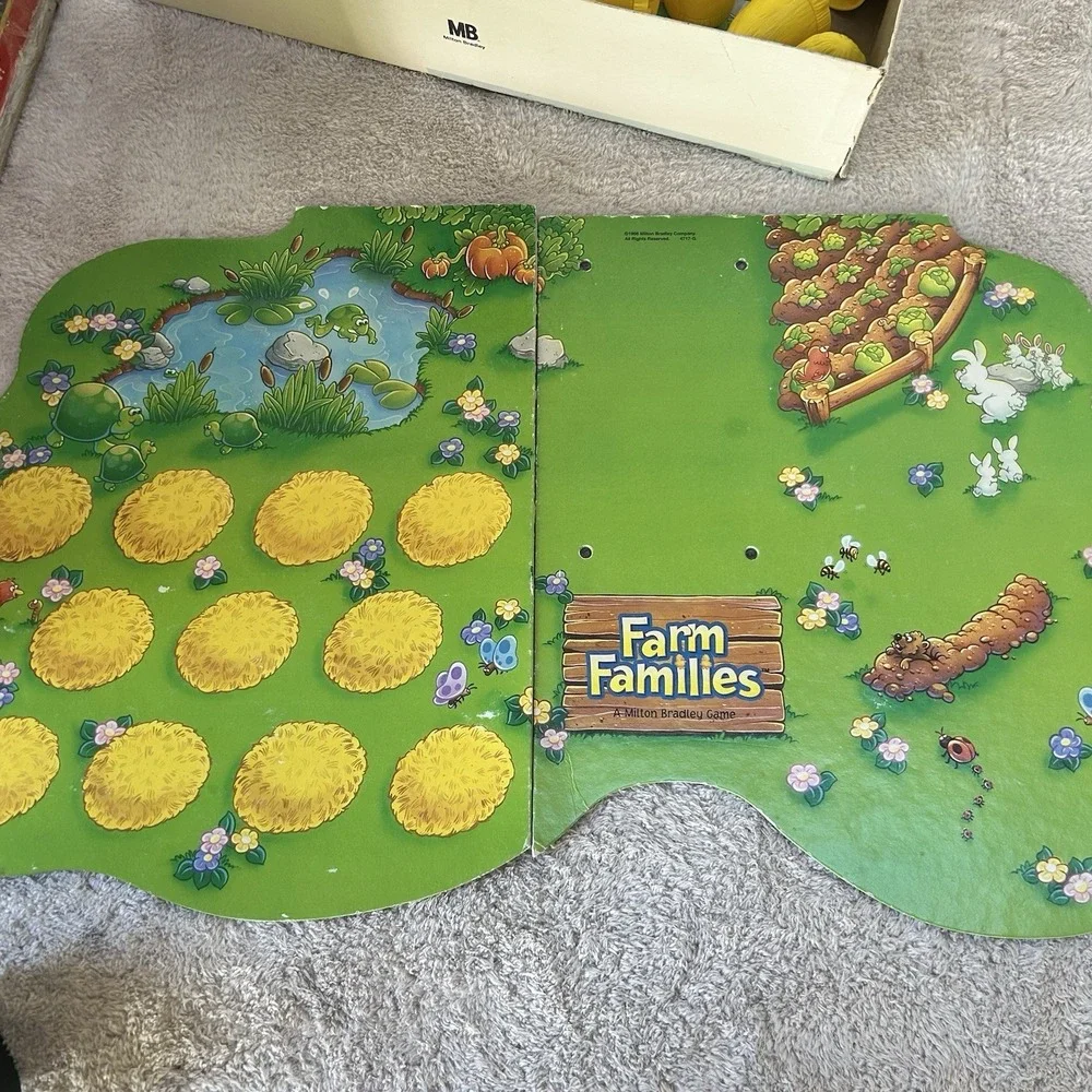 1996 Milton Bradley Farm Families Electronic Match Game WORKS 🐷Complete!